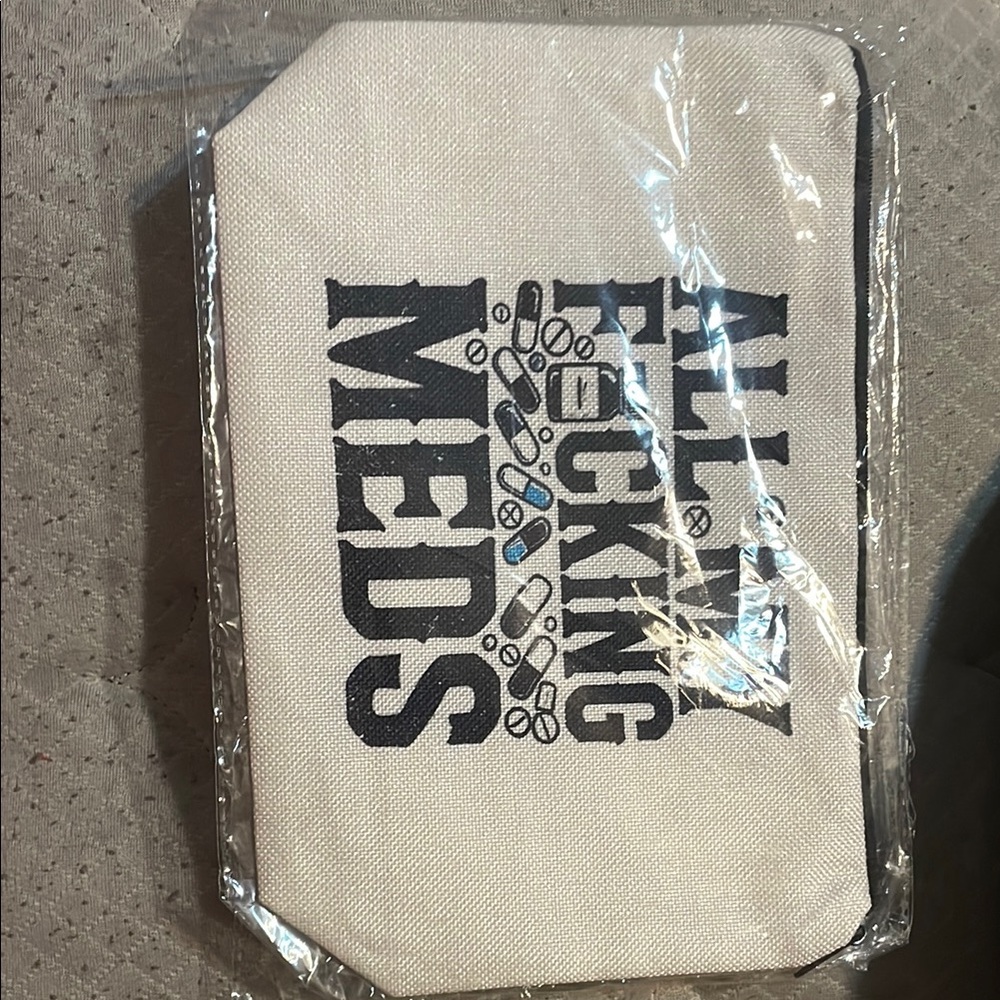 White Canvas Pouch
